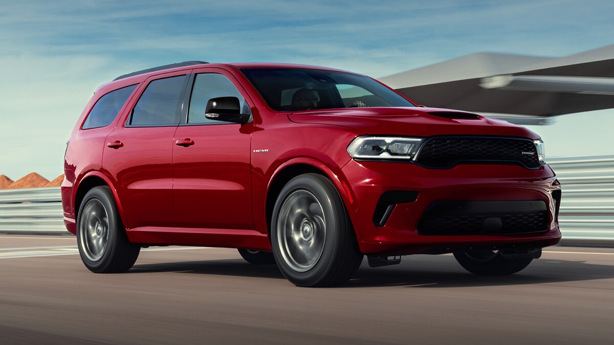 2024 Dodge Durango R/T in red.